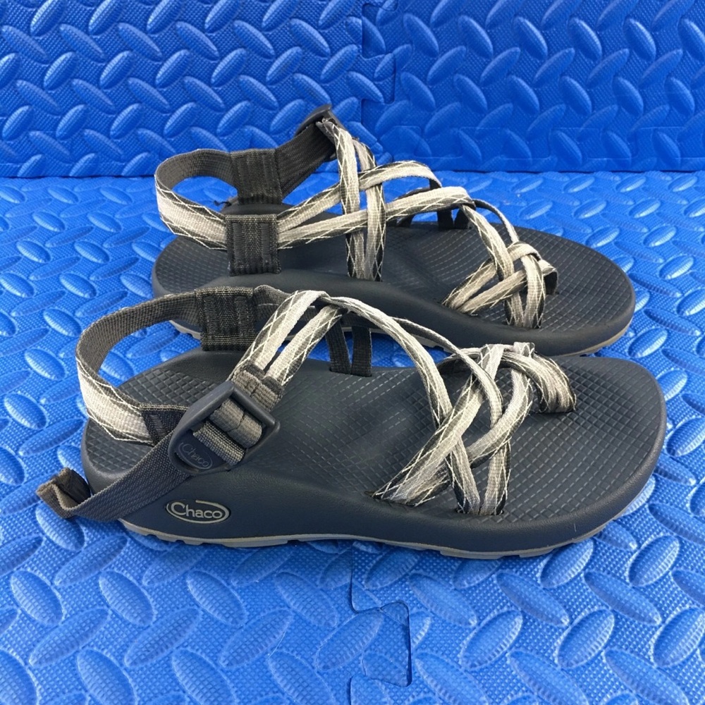 Chaco ZX/2 Yampa Sandals Womens Size 8 Gray Toe Loop Water Sport Hiking Outdoor